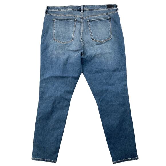 Abercrombie & Fitch Jeans 37/24 Plus Super Skinny High Rise Distress - Picture 2 of 5